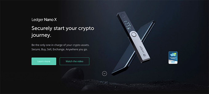 Melhor carteira NEO: Ledger Nano X.